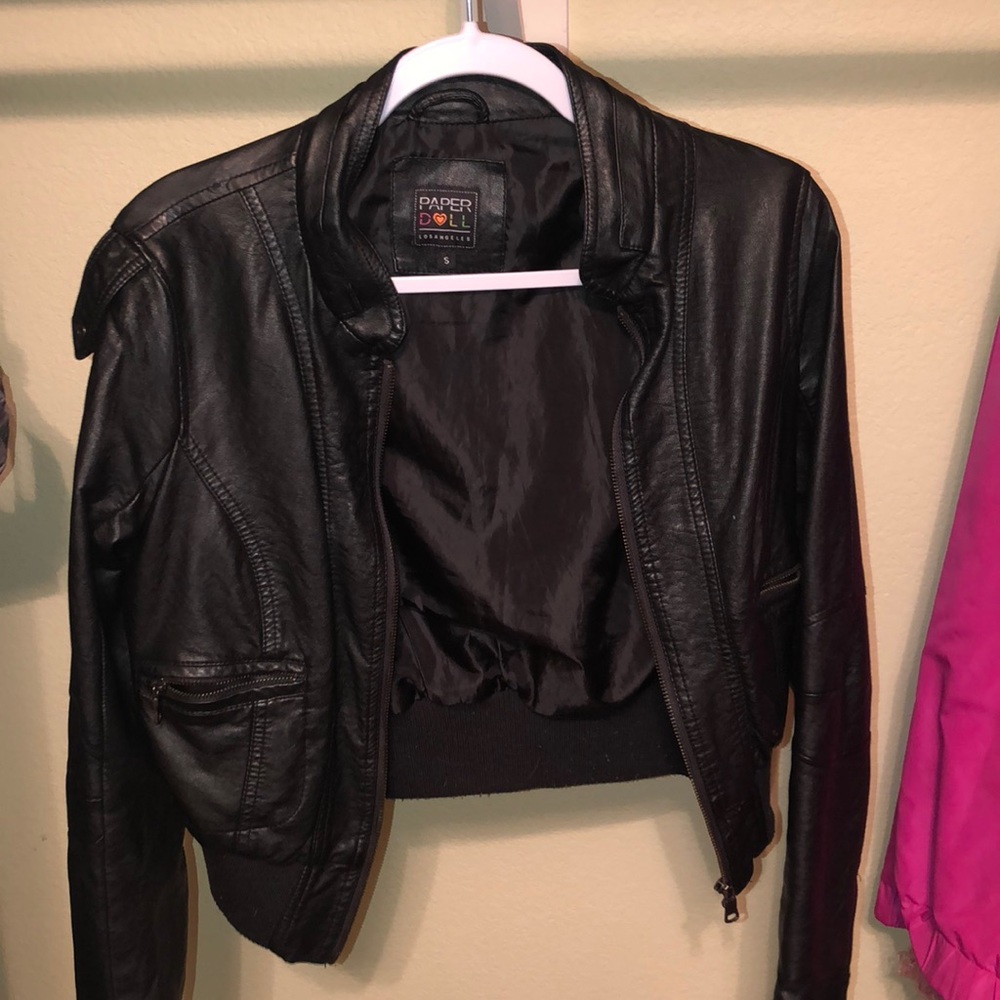 Leather jacket